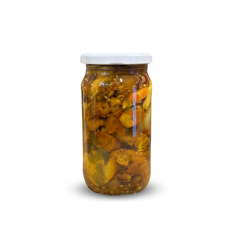 Hongos al escabeche, artesanales