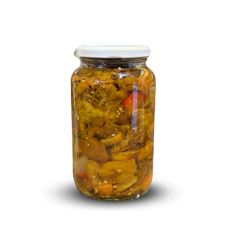 Hongos al escabeche, artesanales