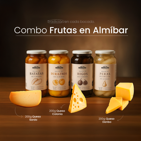 Combo Frutas en Almíbar Artesanales